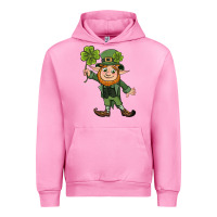 Fuchsia Pink St. Patrick's day elf Urban Hoodie - CowGirlArtShop