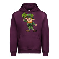 Mauve Wine St. Patrick's day elf Urban Hoodie - CowGirlArtShop