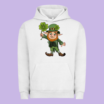 St. Patrick's Day Elf Urban Hoodie Designed By Cowgirlartshop