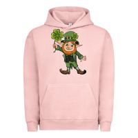 Pigment Salmon St. Patrick's day elf Urban Hoodie - CowGirlArtShop