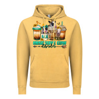 Vintage Mustard ocd obsessive cow disorder coffee cups Vintage Hoodie - Jasminsmagicworld