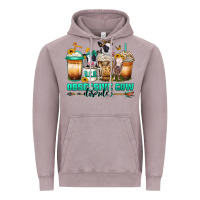 Vintage Zinc ocd obsessive cow disorder coffee cups Vintage Hoodie - Jasminsmagicworld
