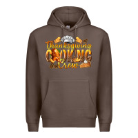 Coffee Thanksgiving Cooking Crew Premium Hoodie - texasbilliewilder