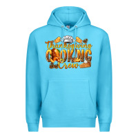 Ocean Blue Thanksgiving Cooking Crew Premium Hoodie - texasbilliewilder