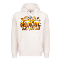 Pale Pink Thanksgiving Cooking Crew Premium Hoodie - texasbilliewilder