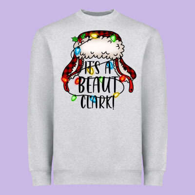 It's A Beaut Clark Christmas Vacation Heavyweight Sweatshirt Designed By Jasminsmagicworld