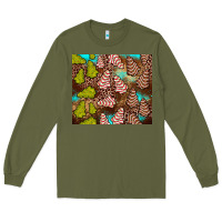 Army Green little debbie tree cakes leopard turquoise Long Sleeve Tee - JahusDesignShop