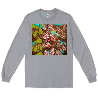 Heather Grey little debbie tree cakes leopard turquoise Long Sleeve Tee - JahusDesignShop