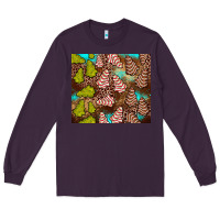 Plum little debbie tree cakes leopard turquoise Long Sleeve Tee - JahusDesignShop