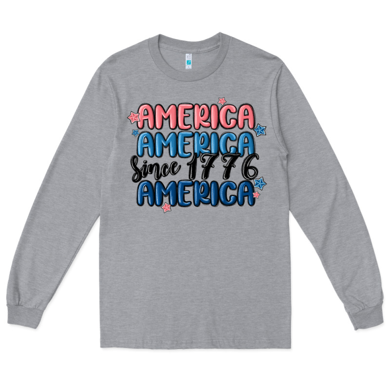 America Since 1776 Long Sleeve Tee by MaliasSmallBusiness | Teevron