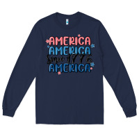 Navy america since 1776 Long Sleeve Tee - MaliasSmallBusiness