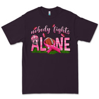 Plum Football Nobody Fights Alone Premium Tee - texasbilliewilder
