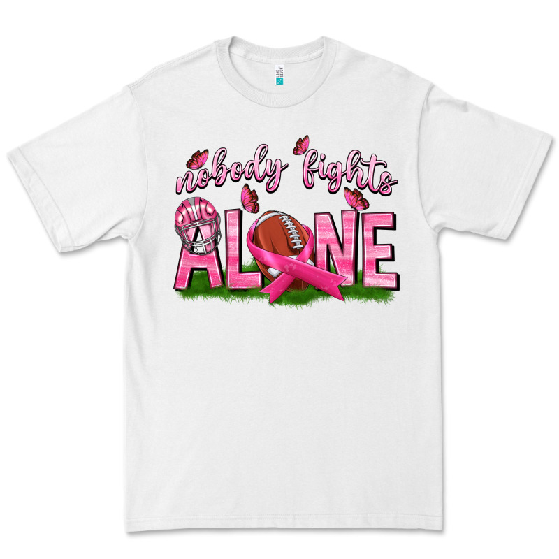 Football Nobody Fights Alone Premium Tee by texasbilliewilder | Teevron