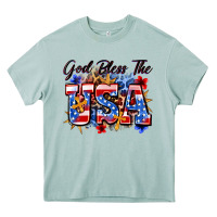 Arona god bless the usa Heavy Core Tee - Zillion Design Studio