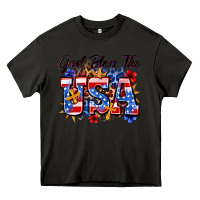 Asphalt god bless the usa Heavy Core Tee - Zillion Design Studio
