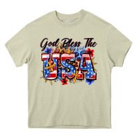 Mossy god bless the usa Heavy Core Tee - Zillion Design Studio