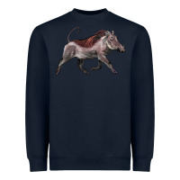 Navy Warthog Illustrations Heavyweight Sweatshirt - LillyAllenDesigns