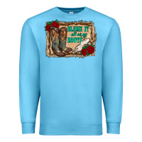 Ocean Blue blame it all on my roots Premium Sweatshirt - RanaPortraitStore