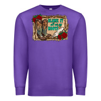 Purple blame it all on my roots Premium Sweatshirt - RanaPortraitStore