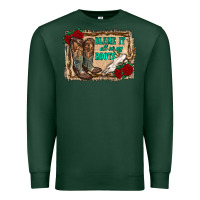 Sports Green blame it all on my roots Premium Sweatshirt - RanaPortraitStore