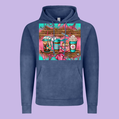 Nurse Fuel Coffee Cups Vintage Hoodie Designed By Jasminsmagicworld