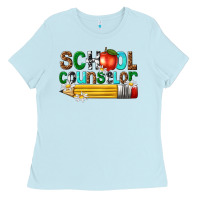 Baby Blue school counselor Ladies Tee - texasbilliewilder