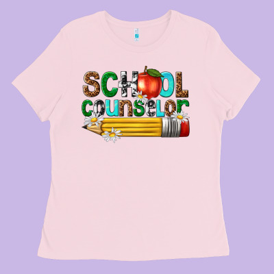 School Counselor Ladies Tee Designed By Texasbilliewilder