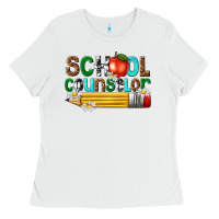 White school counselor Ladies Tee - texasbilliewilder