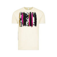 Vintage Arctic cow , yellow and pink glitter brushstrokes Vintage Tee - AdoDesignShop