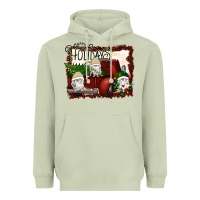 Matcha happy holidays gnomes Christmas Truck Heavyweight Hoodie - Bettercallsaul