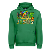Emerald Love like Jesus Urban Hoodie - CowGirlArtShop