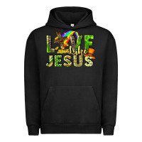 Pigment Black Love like Jesus Urban Hoodie - CowGirlArtShop