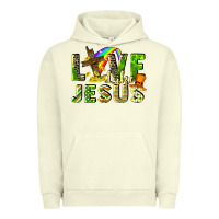 Pigment Pistachio Love like Jesus Urban Hoodie - CowGirlArtShop