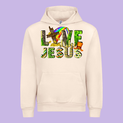 Love Like Jesus Urban Hoodie Designed By Cowgirlartshop