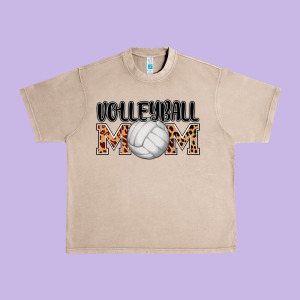 Volleyball Mom Urban Heavy Tee Designed By Adodesignshop