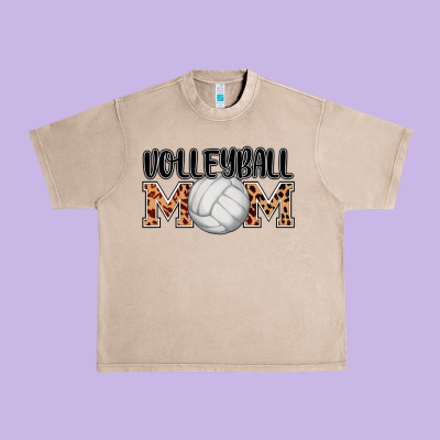 Volleyball Mom Urban Heavy Tee Designed By Adodesignshop