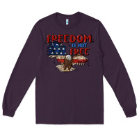 Plum freedom is not free Long Sleeve Tee - MaliasSmallBusiness