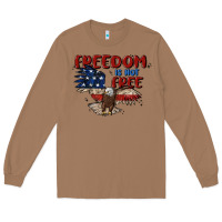 Toasted Coconut freedom is not free Long Sleeve Tee - MaliasSmallBusiness