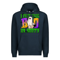 Navy I Put The Boo Premium Hoodie - texasbilliewilder