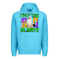 Ocean Blue I Put The Boo Premium Hoodie - texasbilliewilder