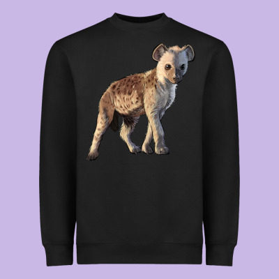 Baby Hyena Illustrations Heavyweight Sweatshirt Designed By Lillyallendesigns