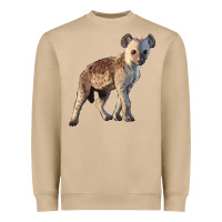 Mushroom Baby Hyena Illustrations Heavyweight Sweatshirt - LillyAllenDesigns