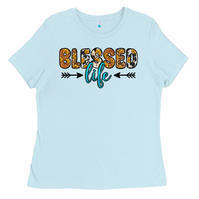 Blessed Life Ladies Tee by Zillion Design Studio | Teevron