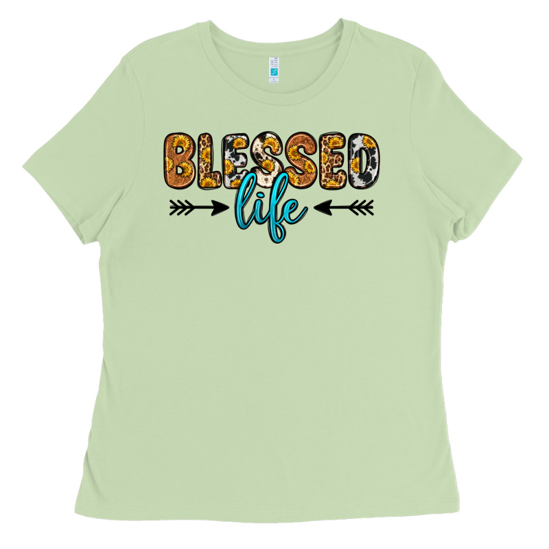 Blessed Life Ladies Tee by Zillion Design Studio | Teevron