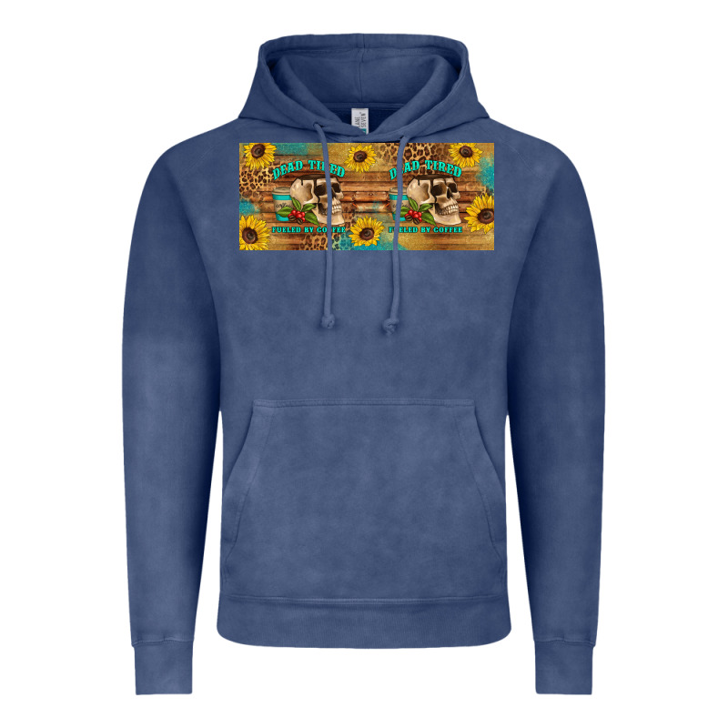 Dead Tired Fueled By Coffee  Mug 15 Oz Vintage Hoodie by Artiststas | Teevron