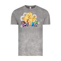 Cloud Rock chicks eggs daisy easter Vintage Tee - Artiststas