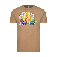 Vintage Coffee chicks eggs daisy easter Vintage Tee - Artiststas