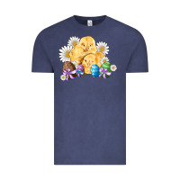 Vintage Denim chicks eggs daisy easter Vintage Tee - Artiststas
