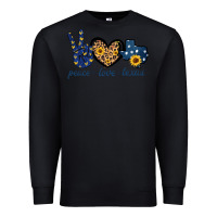 Black Peace Love Texas Premium Sweatshirt - Bettercallsaul