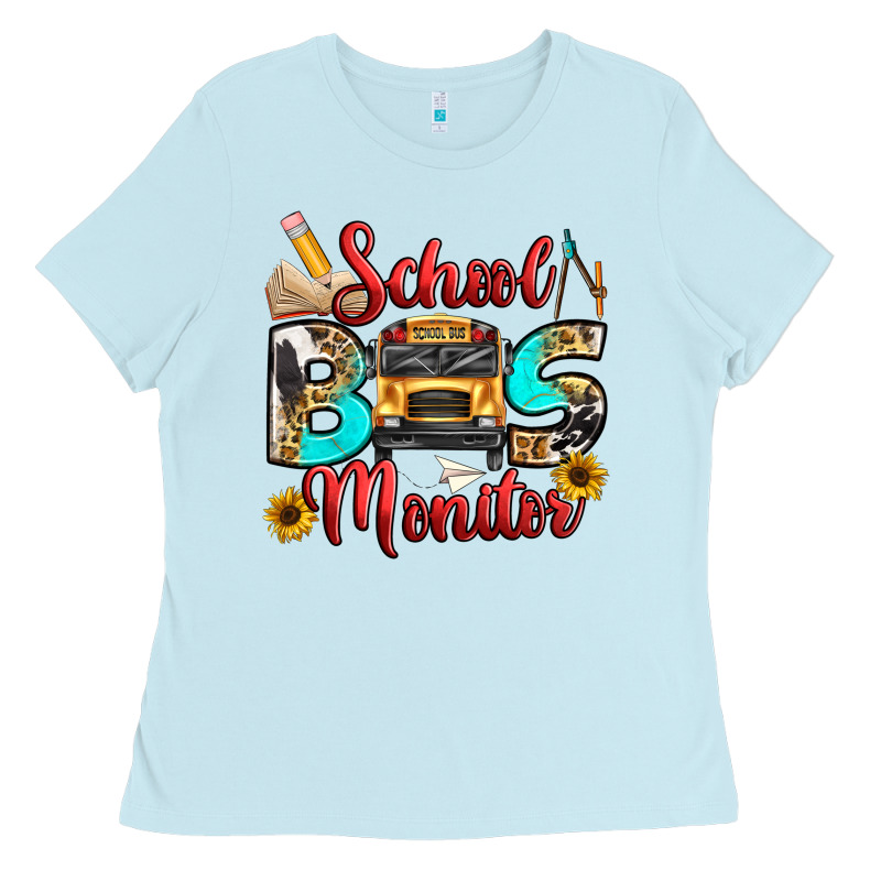 School Bus Monitor Ladies Tee by texasbilliewilder | Teevron